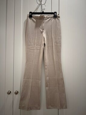 Zara Beige Flared Trousers